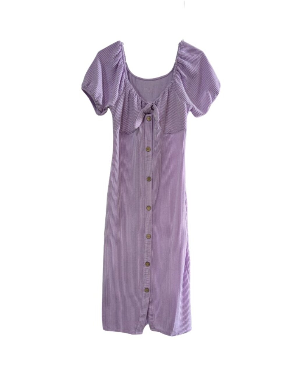 No Boundaries Juniors Wiggle Knit Dress, Purple White Stripe, Size Large 11-13